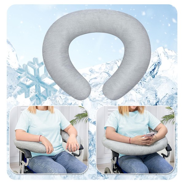 Mybow Wheelchair Pillow | Armrest Pads Wheelchair Back Support Cushion