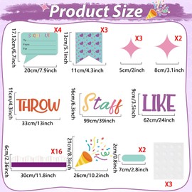 Staff Shout Out Bulletin Board Decorations Throw Staff Shout Out Like Confetti Bulletin Board Set Appreciation and Recognition DIY Craft Cutouts for School Classroom Office Door Wall Decor Supplies