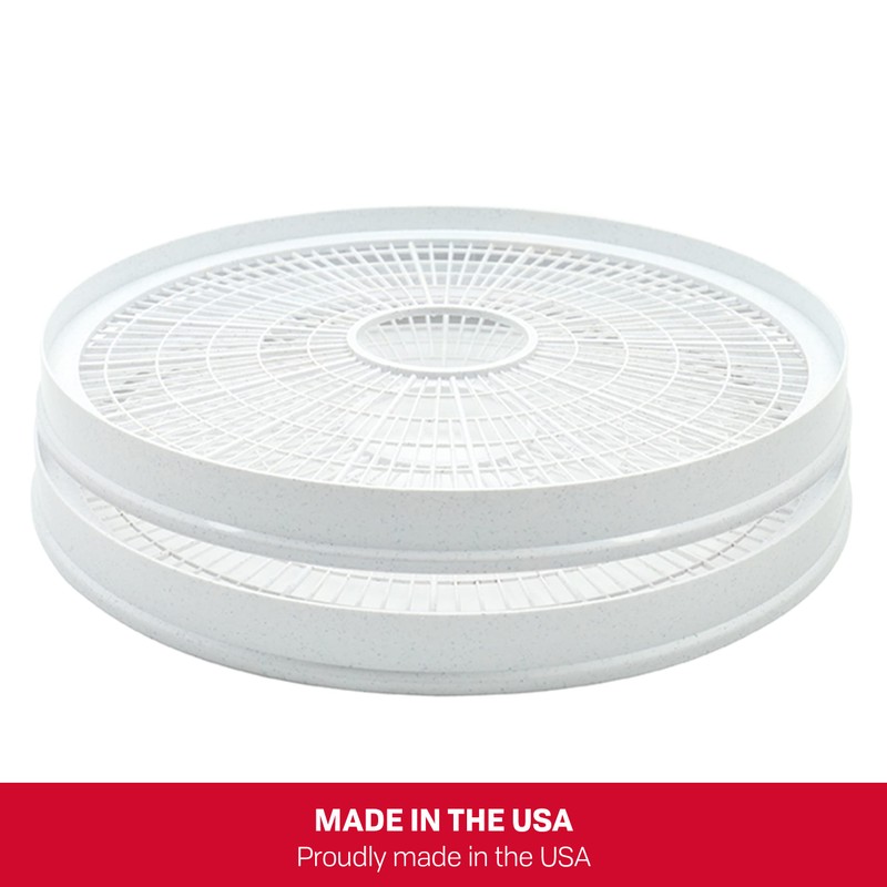 Nesco WT-2SG Round Speckled Plastic 13 1/2" Add-A-Trays for Nesco