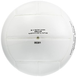 Molten MTV4MP Volleyball Soft Touch No. 4 Ball, Natural Leather, White