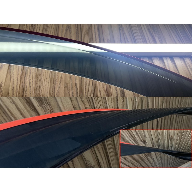 in-Channel Style Smoke Window Sun Rain Visors Vent Guard Shade