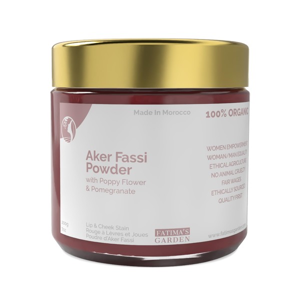 Fatima's Garden Natural Aker Fassi Powder with Pomegranate Bark -
