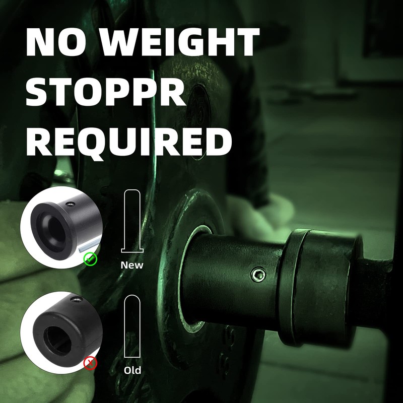 Rexhubro Olympic Adapter Sleeve 11"(2 PCS),Converts 1" Standard Weight Plate