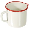 IBILI Vaso MEDIDOR Bordeaux 12 cm, Stainless Steel, weiß/rot, 12