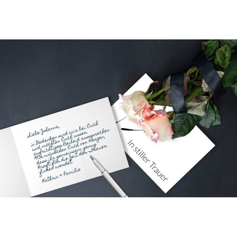 Friendly Fox Condolence Cards with Envelope, 12 Sympathy Cards with