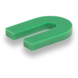 BARWALT Horseshoe Plastic Shims, Easy Install and Removal, 1/4 Inch, Green, BWT12040