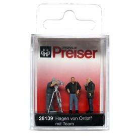 Preiser 1/87 th – pr28139 – Modelleisenbahnen – Cameraman und Seine Equipe
