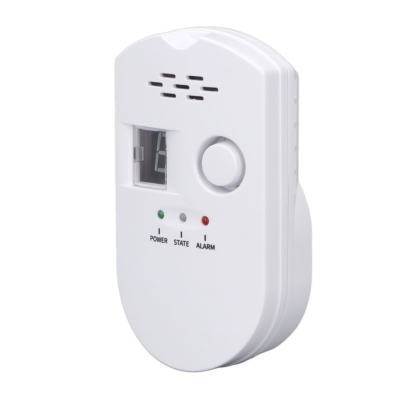 Natural Gas Detector Plug In Ultra Sensitive Digital Display Flammable