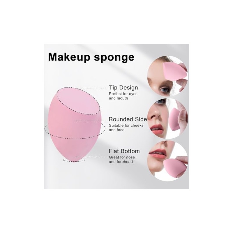 Start Makers Set de 12 Brochas de Maquillaje Profesionales, 10