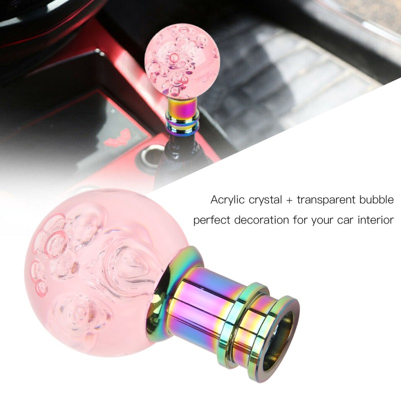 Gear Shift Knob with M8 M10 M12 Adapter Universal Acrylic