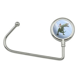 GRAPHICS & MORE Jesus Riding a T-Rex Purse Bag Hanger Holder Hook