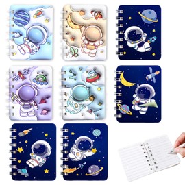 Space Notebook,Mini Notebook Space Travel, Astronaut Design, Creative DIY Journal for Kids, Perfect for Secret Thoughts, Birthday and Holiday Gifts, 3-16 Years Old, Ideal for Boys, 60 Pages