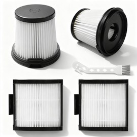IW3511 IW1120 Filters for Shark Detect Pro Vacuum IW4625 IW3120 IW3615, 2 HEPA Filter + 2 Pre-motor Dust Filter, Shark Vacuum Filter Replacement