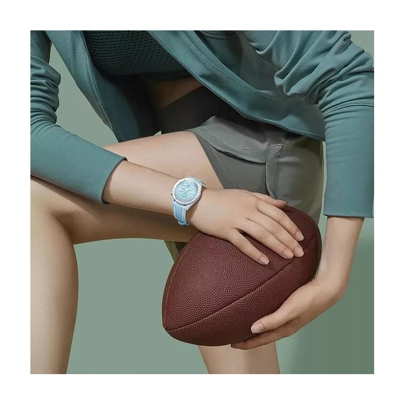 Estuchelandia Correa Para Reloj Compatible Con Omega X Swatch Moonswatch