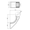 WAKI ABIRA Warmth Handrail, Handrail for Indoor Stairs, Warmth HF35