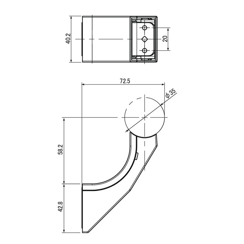 WAKI ABIRA Warmth Handrail, Handrail for Indoor Stairs, Warmth HF35