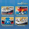 Hallisun Titanic Building Set, Ship Book Nook Kit 2 in