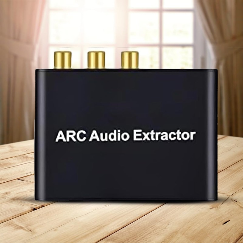 Aswalling -Compatible ARC Audio Extractor ARC toSPDIF Coaxial Stereo 3.5mm