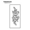 VERDBOOK Waterproof Temporary Tattoos: 2-Sheet Tattoo Kit with Realistic Body