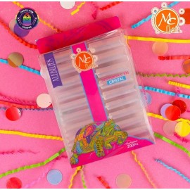 Mc Nails Tips Curva C Xxl Cristal 400pz Mc
