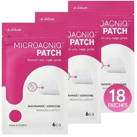 Korean Micro-darts Patch, Post Blemish Dark Spot Care for Radiance & Elasticity, Brighter-looking Skin Tone, Niacinamide & Adenosine, Individual Blist