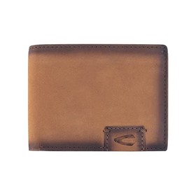 camel active Dallas Men's Wallet Small Landscape Format RFID Leather Small Cognac Brown, cognac brown, 000244