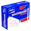 Helix Whiteboard Dry Wipe Marker Pens Bullet Tip x12 (Blue)