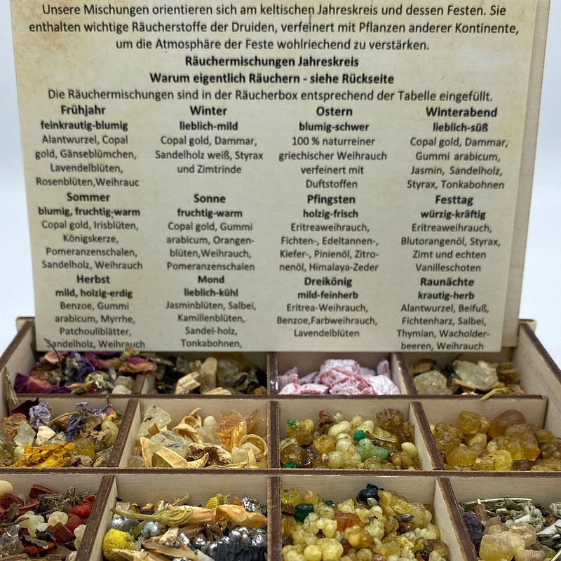 Heilkräuter Manufaktur Smoking Box Gift Box with 12 Varieties of