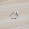 Pastlla 10 Pcs Retro Metal Round Ring Drawer Pulls 1.22"