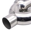 Madlife Garage 2.5" Inlet 3.5" Outlet Dual Exhaust Tip Stainless