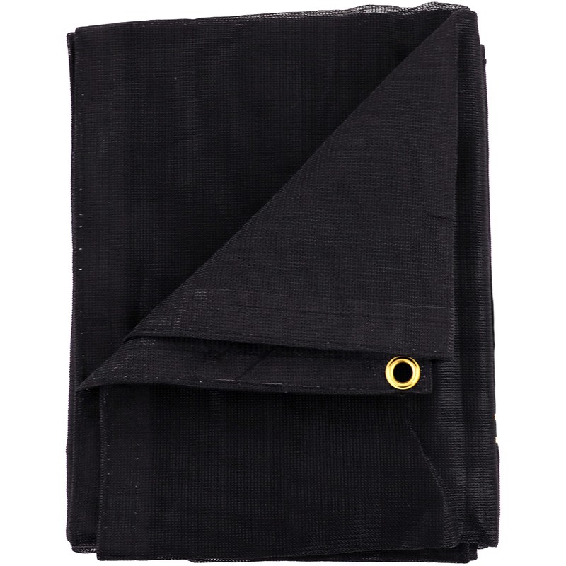 Kotap 8 x 14 Ft. Shade/Truck Black Mesh Tarp for