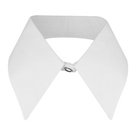 Joyci Solid Color Girls Necklace Choker Collar Detachable Lapel False Collar (White)