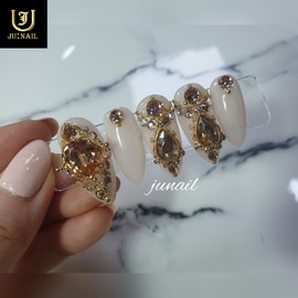 ❣️High quality ⚜️Roman princess nail tips⚜️ - Long nose pin / ❣️고품격 ⚜️로마공주 네일팁⚜️ - 롱코핀