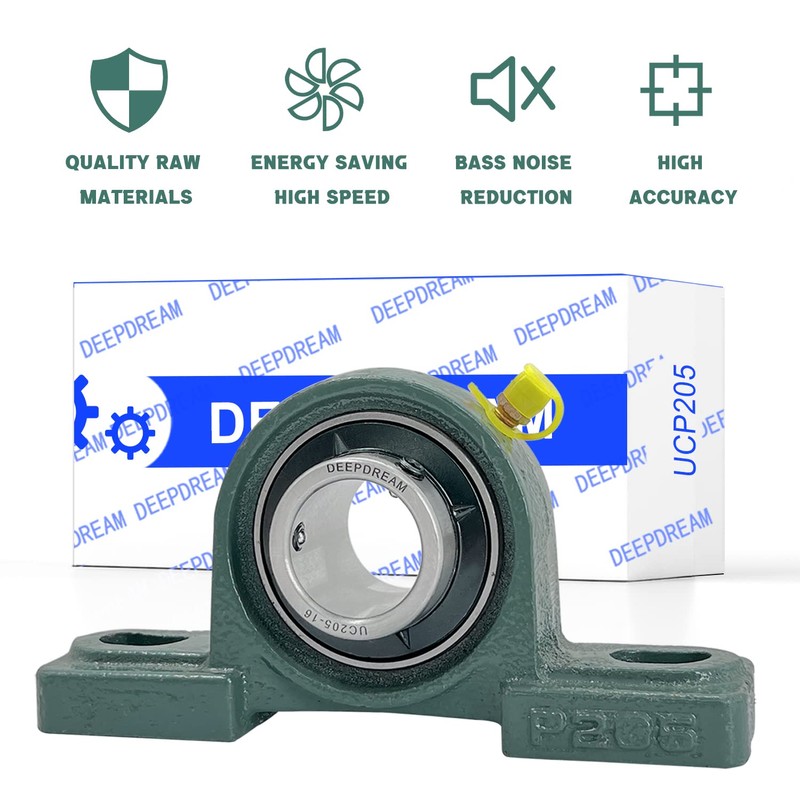 4Pcs UCP205-16 Pillow Block Bearing 1 inch Shaft Cast Iron