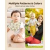 Lictin 4-Pack Muslin Baby Bandana Drool Bibs, Unisex Bandana Drooling