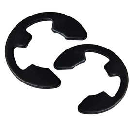 CONPHERON Manganese Steel E-Clip Retaining Snap Opening Ring Circlip 6mm, 200 pcs