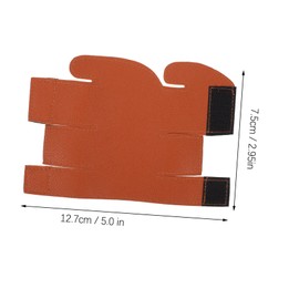 SAFIGLE 1pc Trumpet Guard Leather Protective Cover for Piston Sleeve Trumpet Wrap Case