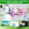 Timgle 100 Pcs Denture Cleaning Wipes Refreshes Gums Deep Cleaning