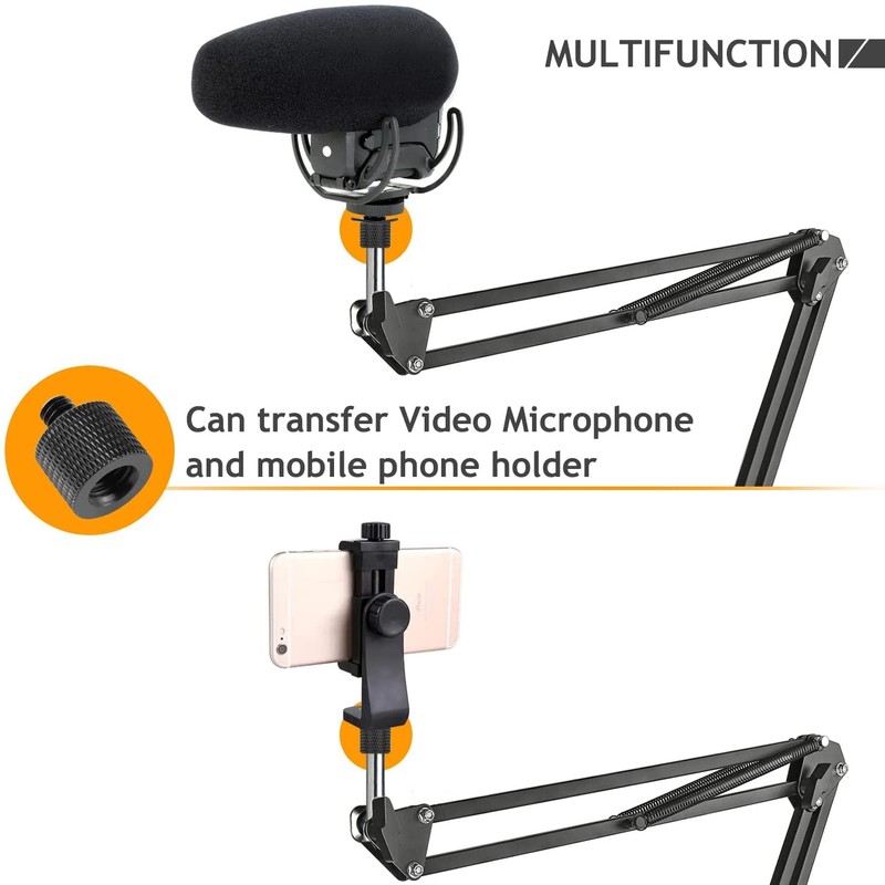 Camera Screw Conversion Adapter, Microphone Screw Adapter, 1/4 Male to