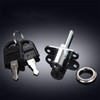 2 Pcs Drawer Lock, Plunger Lock with Key Zinc Alloy