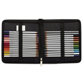 Winsor & Newton Studio Collection, 27 Piece Colour Pencil Wallet, Multi