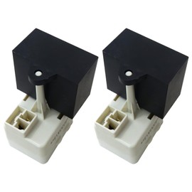 New Icelily 2X W10613606 Refrigerator Compressor Start Relay + Capacitor for Whirlpool/Kenmore 59652673200 59652673201, Replace C8931605, W10416065, W10613606VP, 14217273, 67003186