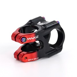 FOMTOR Bike Stem 31.8x35mm Short MTB Stem 0 Degree Handlebar Riser Ultra-Light CNC Aluminum Alloy Handlebars Clamp for Mountain Bike, Road Bikes, MTB Downhill BMX with Tool and Bolts