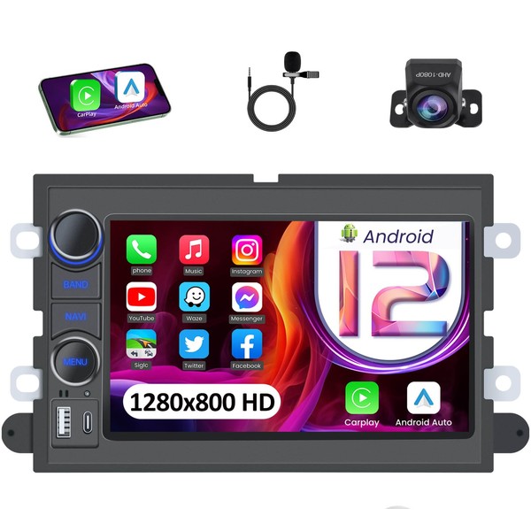 Car Radio Stereo for Ford F150 2004-2008: Upgrade 1280 *