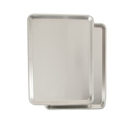 Nordic Ware 43180 Naturals Twin Pack-Half Sheets, Aluminum