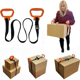 MULTUS - 2 Handle Moving Strap – Heavy Duty Carrying Strap for Boxes, Furniture, Beach Gear, Camping, Hunting, Sports Equipment, Tents, & Outdoor Hauling