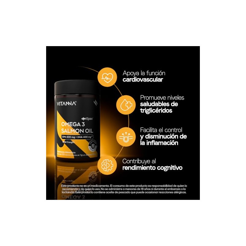 VITANNA® Omega 3 Aceite de Salmón Noruego