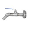 QWORK Drum Faucet for 55 Gallon Steel/Plastic Drum, 2" Stainless