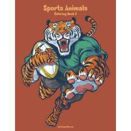 Sports Animals Coloring Book 2