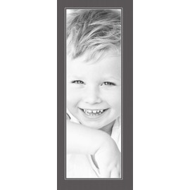 10x31 Cinder / Charcoal Custom Mat for Picture Frame with 6x27 opening size (Mat Only, Frame NOT Included)